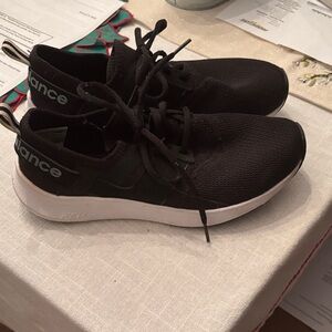 New Balance Black Sneakers with White Accents